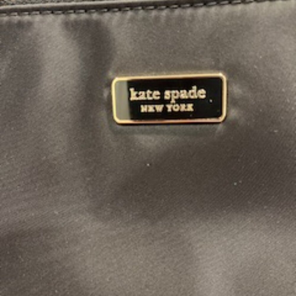 NWOT - Kate Spade Large Black Nylon Tote with 3 Compartments - Picture 4 of 9